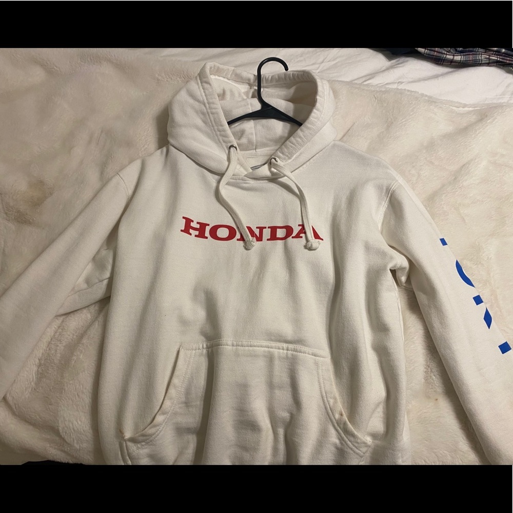 Honda white hoodie